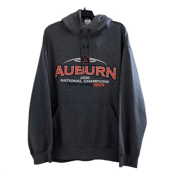 Under Armour Other - Under Armour Auburn Gray Hoodie Large